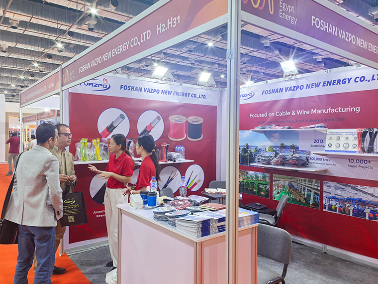 Vazpo Showcased Solar Cable Solutions at EGYPT ENERGY 2025