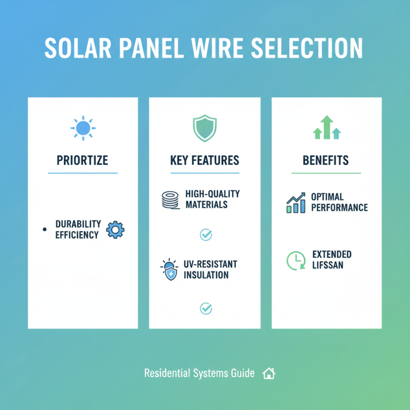 Top 10 Best Solar Panel Wire Options for Your Home?