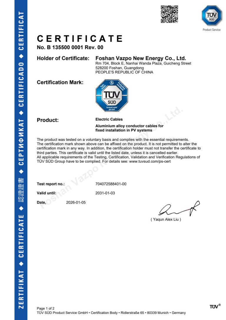 TUV- PV-AL