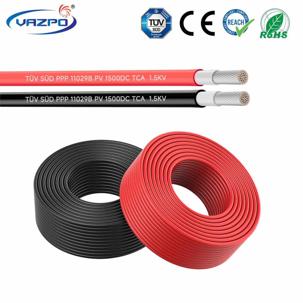 TÜV 4mm² 6mm² PV 1500VDC TCA Photovoltaic Cable