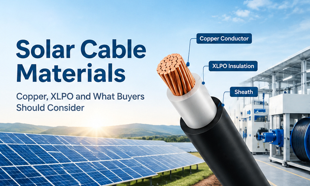 Solar Cable Materials: Copper, XLPO and What Buyers Should Consider